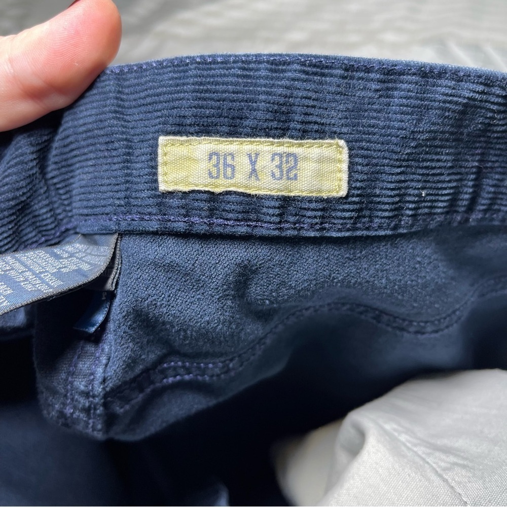 Polo Ralph Lauren Men’s Navy Vintage corduroy casual pants in size 36x32 - Picture 10 of 10